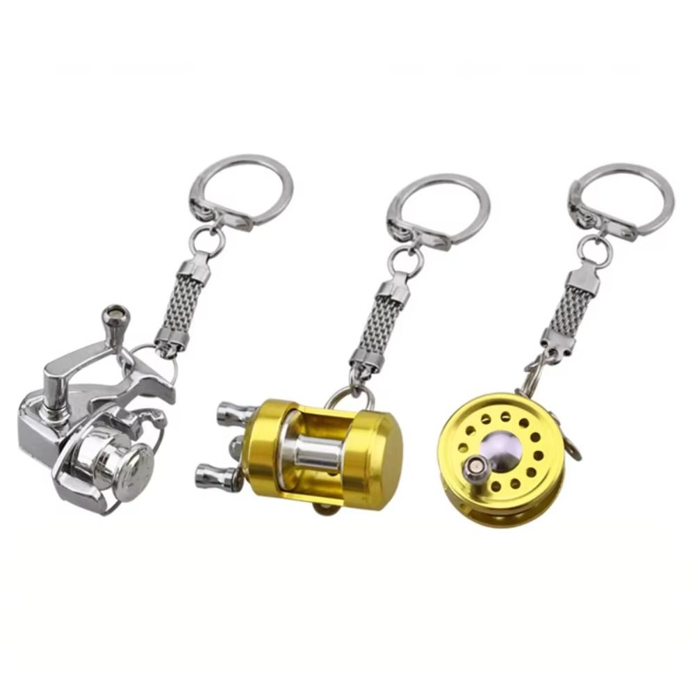 Golden Silver Fish Wheel Keych - Reel Bag ulasan dan harga