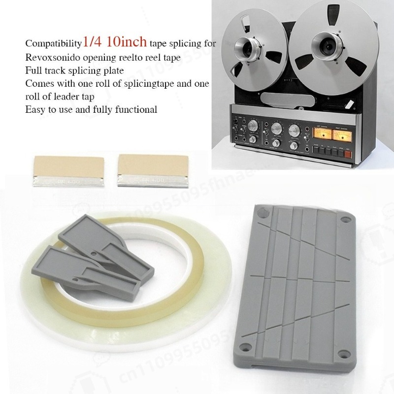 1/4 Inch Audio Tape Splicing K - Reel Repair Kit ulasan dan harga